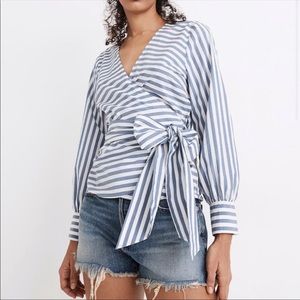 NWT Madewell Wrap Blouse
